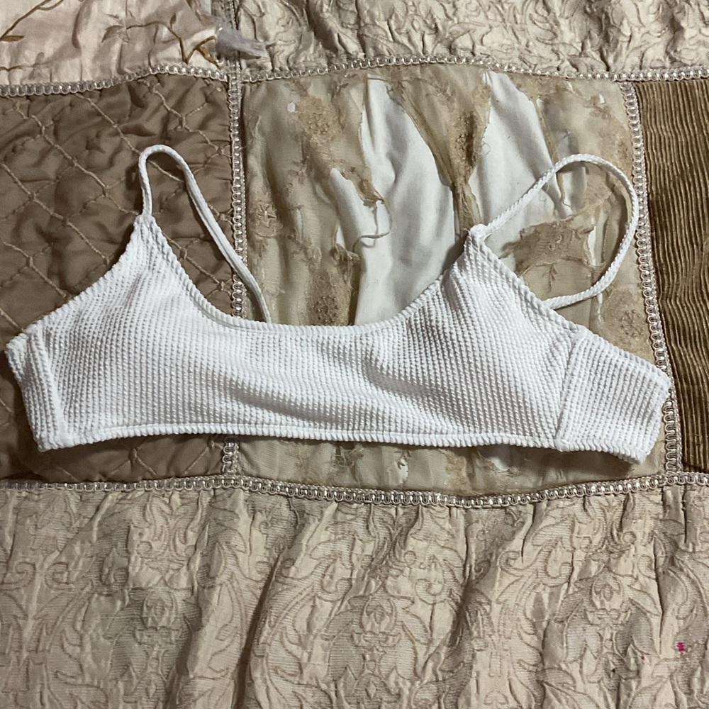 White bikini top